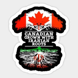 Canadian Grown With Iranian Roots - Gift for Iranian With Roots From Iran Sticker